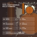 PAPEL KRAFT NARANJA ROLLO 1x10M 65G - resumen de atributos