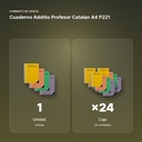 CUADERNO ADDITIO PROFESOR CATALAN A4 P221 - formato de venta: caja de 24