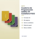 CUADERNO DE PROGRAMACIÓN ADDITIO A4 CASTELLANO P202 - características principales
