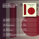 PAPEL KRAFT ROJO ROLLO 1x5M 65G - resumen de atributos