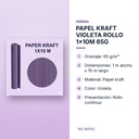 PAPEL KRAFT VIOLETA ROLLO 1x10M 65G - características principales