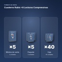 CUADERNO RUBIO +6 LECTURAS COMPRENSIVAS - formato de venta: paquete de 5, caja de 40