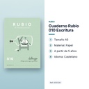 CUADERNO RUBIO 010 ESCRITURA - características principales