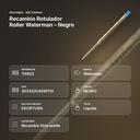 RECAMBIO  ROTULADOR ROLLER WATERMAN – NEGRO - resumen de atributos