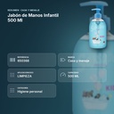 JABÓN DE MANOS INFANTIL 500 ML - resumen de atributos