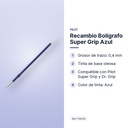 RECAMBIO BOLÍGRAFO SUPER GRIP AZUL  - características principales