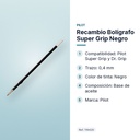 RECAMBIO BOLÍGRAFO SUPER GRIP NEGRO - características principales