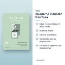 CUADERNO RUBIO 07 ESCRITURA  - características principales
