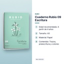 CUADERNO RUBIO 09 ESCRITURA  - características principales