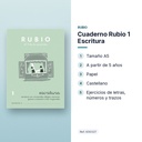 CUADERNO RUBIO 1 ESCRITURA  - características principales