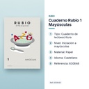 CUADERNO RUBIO 1 MAYÚSCULAS  - características principales