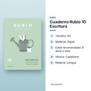 CUADERNO RUBIO 10 ESCRITURA  - características principales