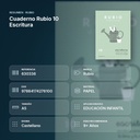 CUADERNO RUBIO 10 ESCRITURA  - resumen de atributos