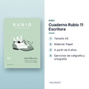CUADERNO RUBIO 11 ESCRITURA - características principales