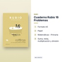 CUADERNO RUBIO 16 PROBLEMAS  - características principales