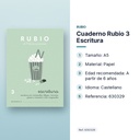 CUADERNO RUBIO 3 ESCRITURA  - características principales