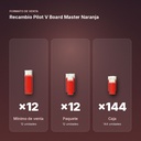 RECAMBIO PILOT V BOARD MASTER NARANJA - formato de venta: paquete de 12, caja de 144