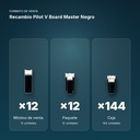 RECAMBIO PILOT V BOARD MASTER NEGRO - formato de venta: paquete de 12, caja de 144