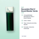 RECAMBIO PILOT V BOARD MASTER VERDE  - características principales