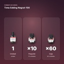 TINTA EDDING NEGRAT-100 - formato de venta: paquete de 10, caja de 60