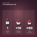 TINTA EDDING ROJAT-100 - formato de venta: paquete de 10, caja de 60