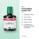 TINTA EDDING VERDET-100 - características principales