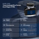 TINTA ESTILOGRÁFICA PARKER AZUL NEGRO 57ML - resumen de atributos