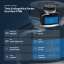TINTA ESTILOGRÁFICA PARKER AZUL REAL 57ML - resumen de atributos