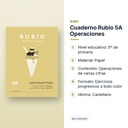CUADERNO RUBIO 5A OPERACIONES  - características principales