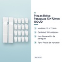 PIEZAS BOLSA PARAGUAS 13X72MM 100UD - características principales