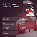 PILA ENERGIZER LR43 ALCALINA 1.5V 2 UNIDADES - resumen de atributos