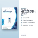 PILA MEDIARANGE A23 ALCALINA 12V 1 UNIDAD - características principales