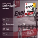 PILAS ENERGIZER MAX POWER AAA LR03 6 UNIDADES - resumen de atributos