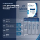 PILAS MEDIARANGE AAA LR03 ALCALINAS 1.5V 4 UNIDADES - resumen de atributos