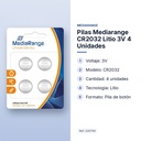 PILAS MEDIARANGE CR2032 LITIO 3V 4 UNIDADES - características principales