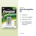 PILAS RECARGABLES 9V - características principales