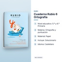 CUADERNO RUBIO 6 ORTOGRAFÍA - características principales