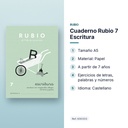 CUADERNO RUBIO 7 ESCRITURA - características principales