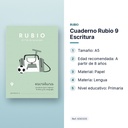 CUADERNO RUBIO 9 ESCRITURA  - características principales
