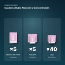 CUADERNO RUBIO ATENCIÓN Y CONCENTRACIÓN - formato de venta: paquete de 5, caja de 40