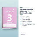 CUADERNO RUBIO ATENCIÓN Y CONCENTRACIÓN - características principales