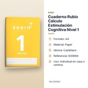 CUADERNO RUBIO CÁLCULO ESTIMULACIÓN COGNITIVA NIVEL 1 - características principales