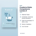 CUADERNO RUBIO COMPETENCIA LECTORA 4  - características principales
