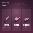 MARCADOR FLUORESCENTE STABILO BOSS 70 FUCSIA HELADO - formato de venta: paquete de 10, caja de 100