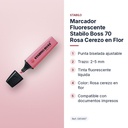 MARCADOR FLUORESCENTE STABILO BOSS 70 ROSA CEREZO EN FLOR - características principales