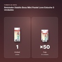 ROTULADOR STABILO BOSS MINI PASTEL LOVE ESTUCHE 5 UNIDADES - formato de venta: caja de 50