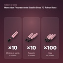 MARCADOR FLUORESCENTE STABILO BOSS 70 RUBOR ROSA - formato de venta: paquete de 10, caja de 100