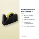 PORTARROLLOS PLUS 605 GRANDE 3 - características principales
