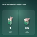 CERAS JOVICOLOR BLANCO ESTUCHE 12 UDS  - formato de venta: caja de 6