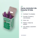 CERAS JOVICOLOR LILA ESTUCHE 12 UDS - características principales